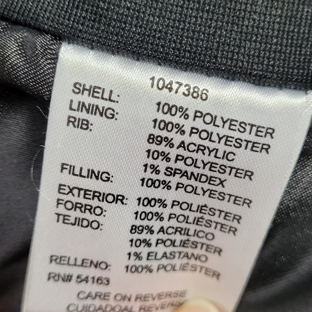 Andrew marc polyester Black puffer vest Size Medium